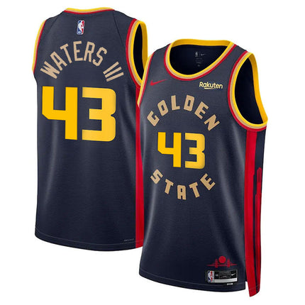 Lindy Waters III Golden State Warriors 2024-2025 City Edition Fan Support Team Navy Jersey