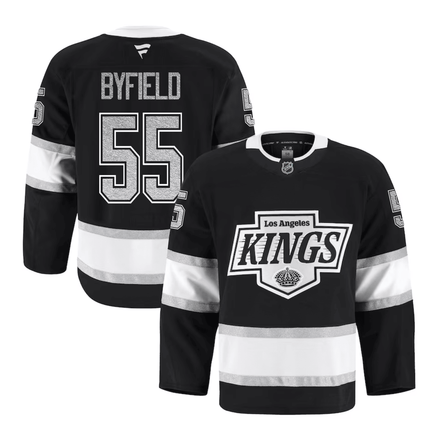 Quinton Byfield Los Angeles Kings 2025 Pro Home Jersey - Black