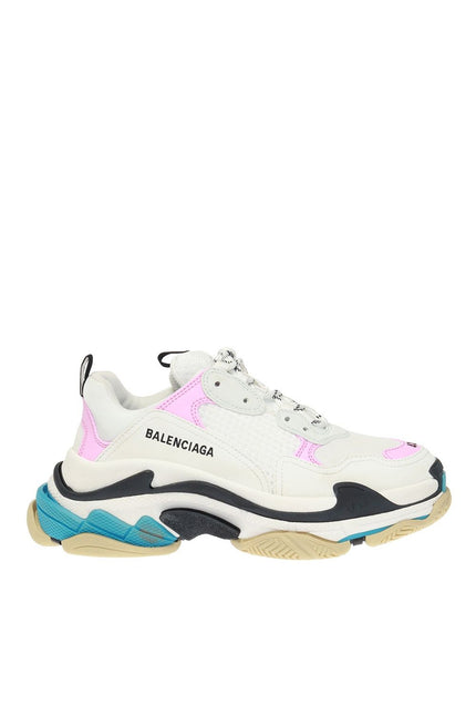 Men's Balenciaga Triple S Trainer White Pink Sneakers