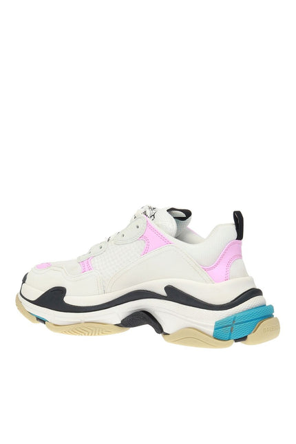Men's Balenciaga Triple S Trainer White Pink Sneakers