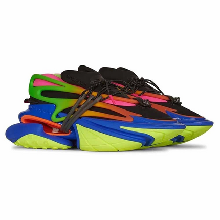 Men's Balmain Unicorn Low-Top Multicolor Sneakers
