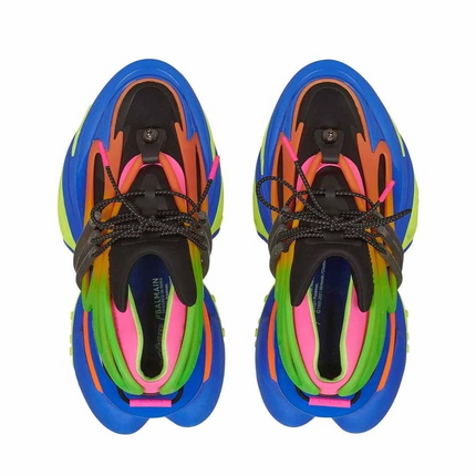 Men's Balmain Unicorn Low-Top Multicolor Sneakers