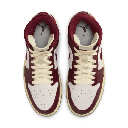 Men's Nike Air Jordan 1 High Tiki Leaf Team Red Shoes