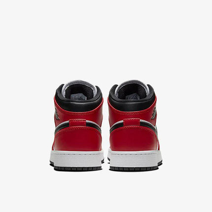 Men's Nike Air Jordan 1  Mid Chicago White Toe Shoes