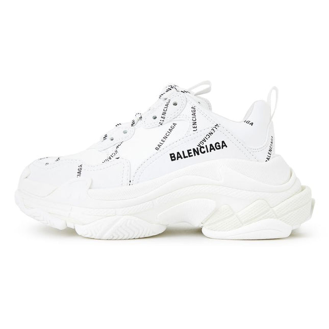 Men's Balenciaga Triple S White Sneakers