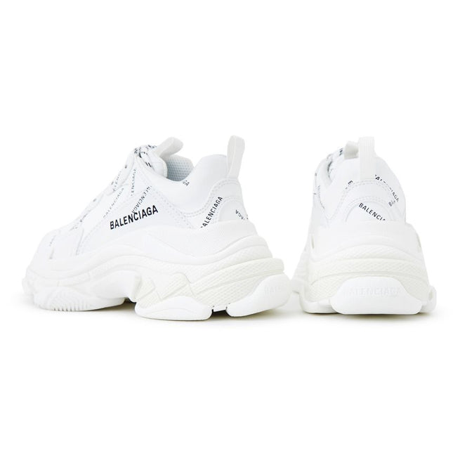 Men's Balenciaga Triple S White Sneakers
