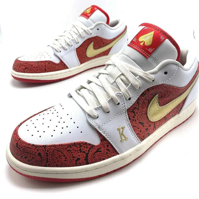 Men's Nike Air Jordan 1  Low SE Spades Shoes
