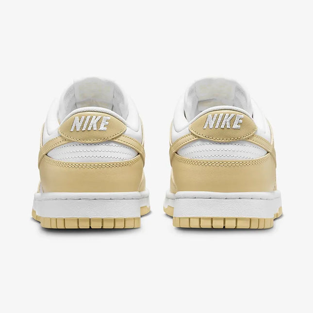 Men's  Nike Dunk Low Retro White Team Gold Shoes