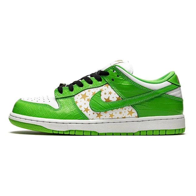 Men's  Supreme x Nike SB Dunk Low OG QS Gold Stars Shoes