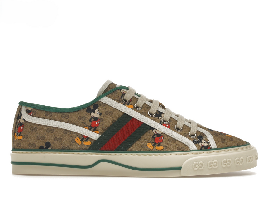Men's Disney x Gucci Tennis 1977 Mickey Mouse Sneaker
