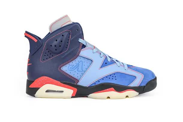 Men's Awake NY x Air Jordan 6 Denim Blue Shoes