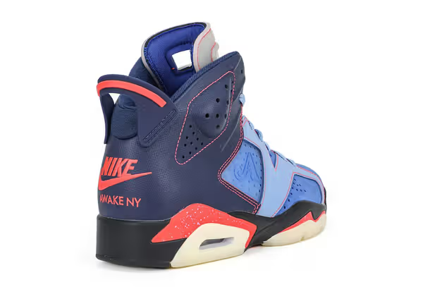 Men's Awake NY x Air Jordan 6 Denim Blue Shoes