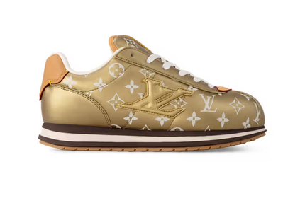 Men's Louis Vuitton BUTTERSOFT Gold   Sneakers