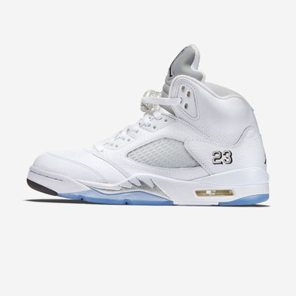 Men's Air Jordan 5 'White Metallic' Shoes