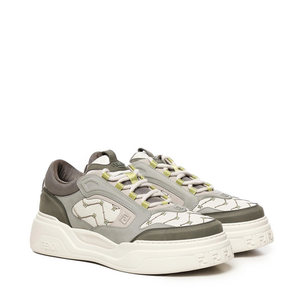Men's FENDI Sneaker Fendi Force Green Sneakers