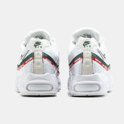 Men's  Nike Air Max 95 White Red Shoes