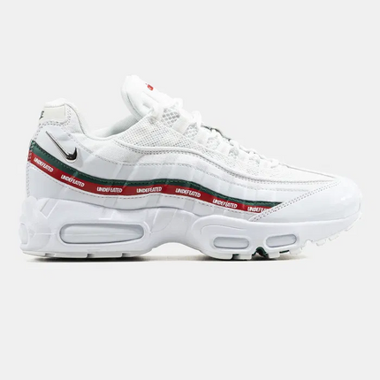 Men's  Nike Air Max 95 White Red Shoes