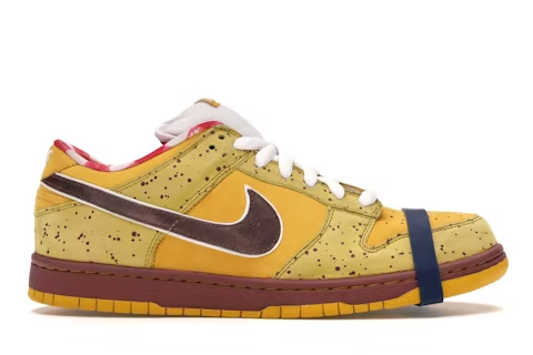 Men's  Nike SB Dunk Low Yellow Lobster Shoes