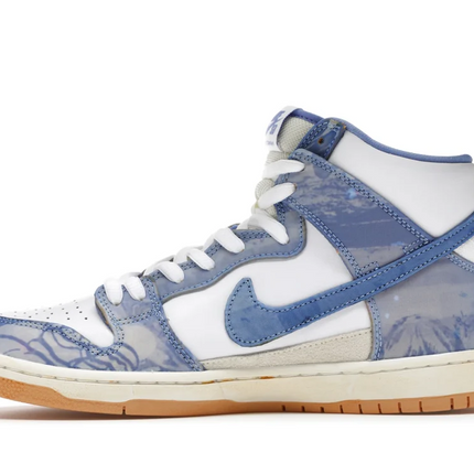 Men's Nike Carpet Company x Dunk High SB Blue Shoes