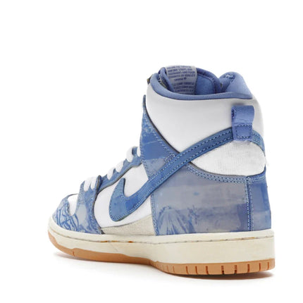 Men's Nike Carpet Company x Dunk High SB Blue Shoes