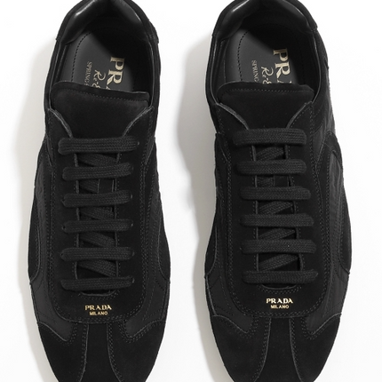 Men's Prada Montecarlo Re-Edition 2005 Leather Black Sneakers