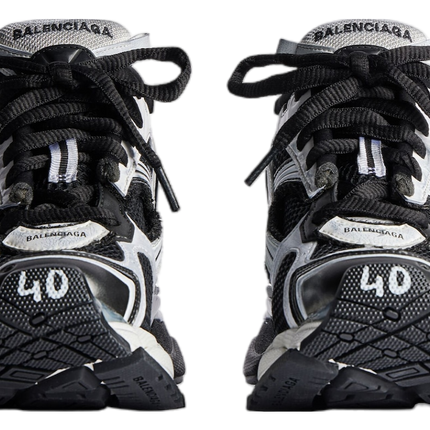 Men's Balenciaga Runner Black  White Shoes