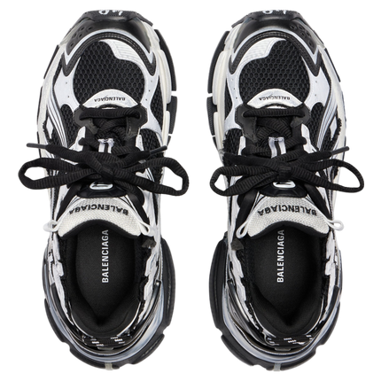 Men's Balenciaga Runner Black  White Shoes