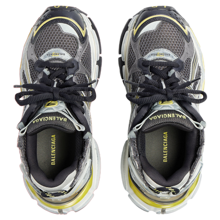 Men's Balenciaga Runner Grey Yellow Shoes