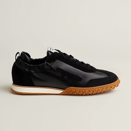 Men's Hermes Jet Black Sneakers