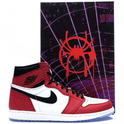 Men's Nike Air Jordan 1 High Spider-Man Shoes