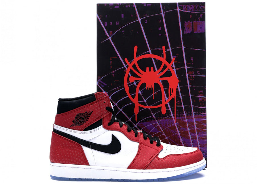 Men's Nike Air Jordan 1 High Spider-Man Shoes