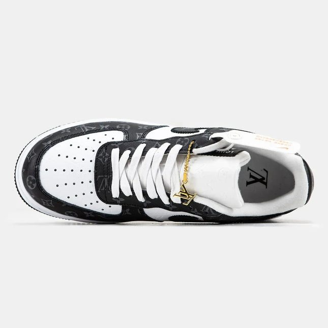 Men's Nike Air Force 1 Low Vuitton White Grey Shoes