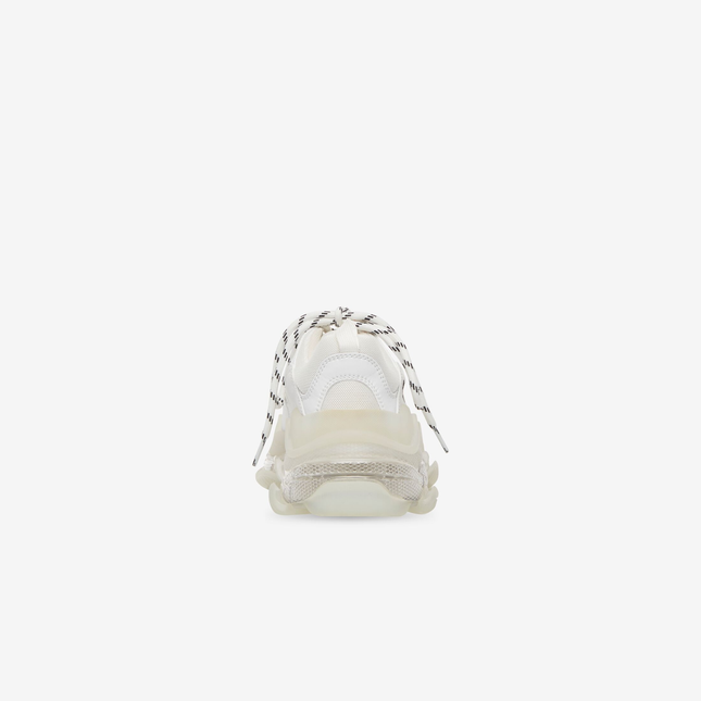 Men's Balenciaga Triple S Trainers Clear Sole White Sneakers