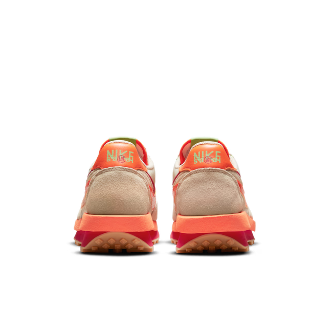 Men's Nike Sacai x Clot x LDWaffle Net Orange Blaze Shoes