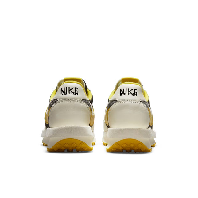 Men's LDWaffle x sacai x UNDERCOVER Black and Bright Citron Shoes