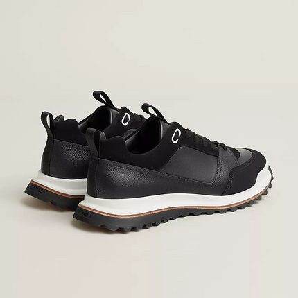 Men's Hermès Bouncing Black Sneakers