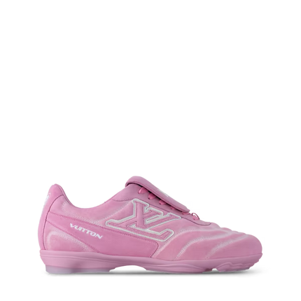 Men's Louis Vuitton Footprint Soccer Pink Sneakers