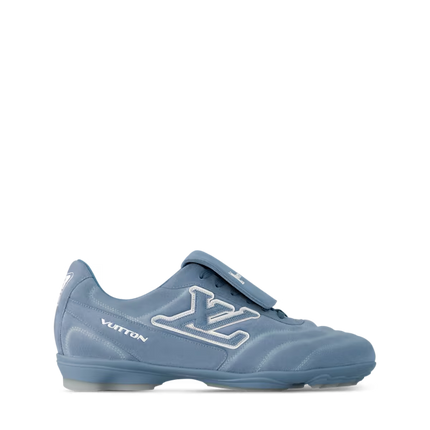 Men's Louis Vuitton Footprint Soccer Blue Sneakers