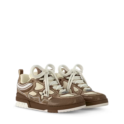 Men's Louis Vuitton Skate Brown Sneakers