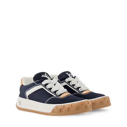 Men's Louis Vuitton Tilted Marine Blue Sneakers