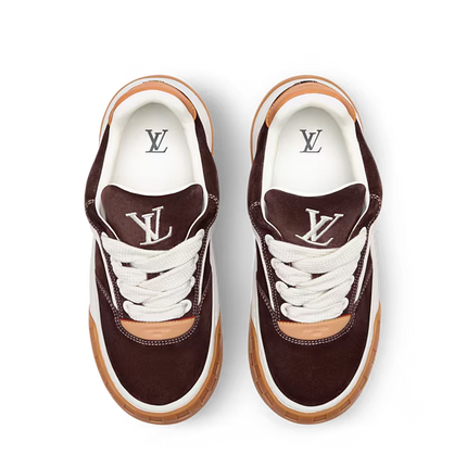 Men's Louis Vuitton Tilted Brown Sneakers
