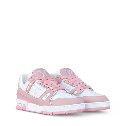 Men's Louis Vuitton Trainer Pink Sneakers