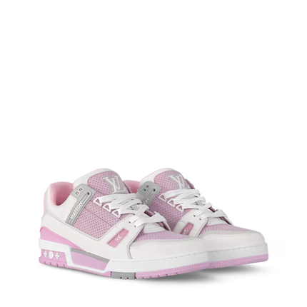 Men's Louis Vuitton Trainer Pink Sneakers