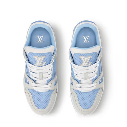 Men's Louis Vuitton Trainer Blue Sneakers