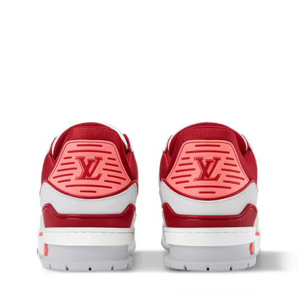 Men's Louis Vuitton Trainer Red Sneakers