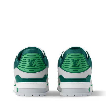 Men's Louis Vuitton Trainer Green Sneakers