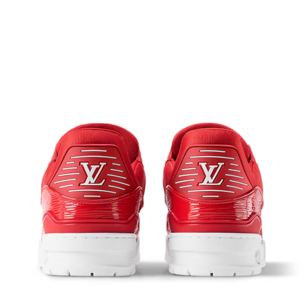 Men's Louis Vuitton Trainer Red Sneakers