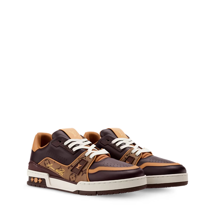 Men's Louis Vuitton Trainer Brown Sneakers