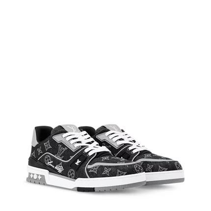 Men's Louis Vuitton Trainer Black Sneakers