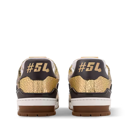 Men's Louis Vuitton Trainer Gold Sneakers